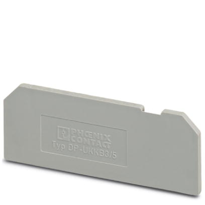 Phoenix Contact Spacer plate; Length: 67mm; Width: 2.5mm; Height: 25mm; Color: Gray